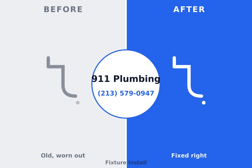 Before and after: plumbing company Pleasant Ridge, MI